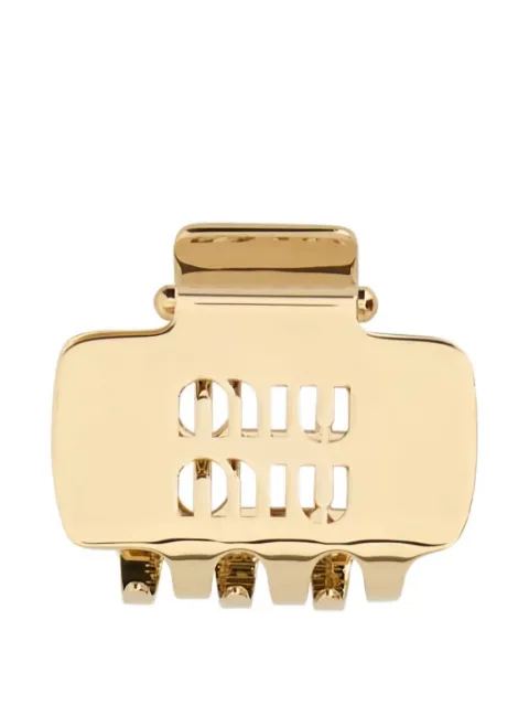 Miu Miu logo-detailed hair clip