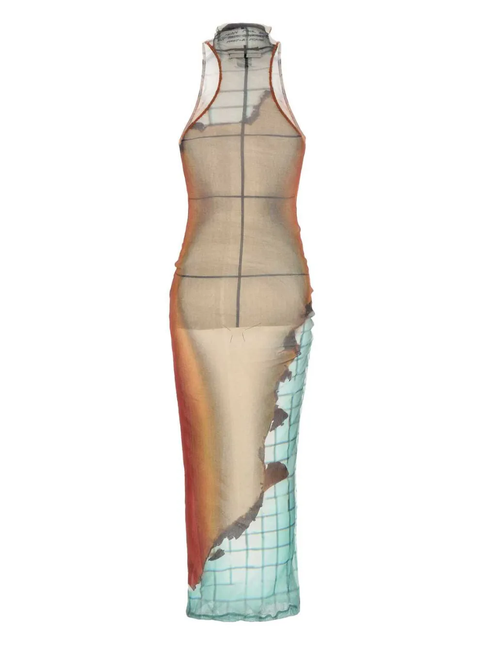Jean Paul Gaultier printed tulle maxi dress | Day Dresses | Image 2