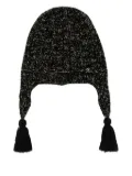 Valentino Garavani tassel-trimmed knitted hat - Black