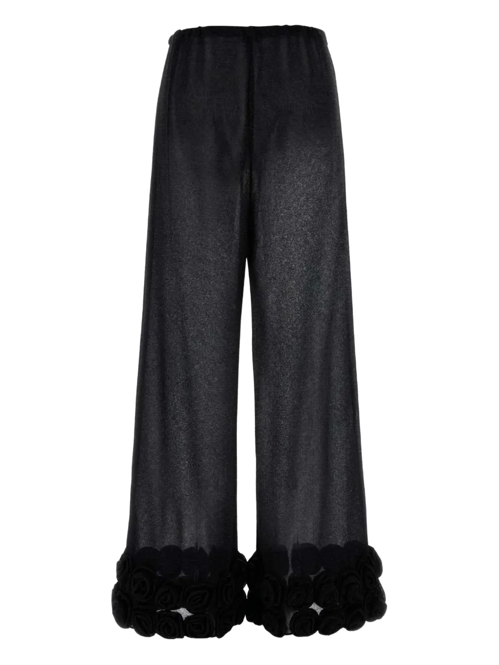 Oséree floral-appliqué trousers | Wide-Leg Pants | Image 2