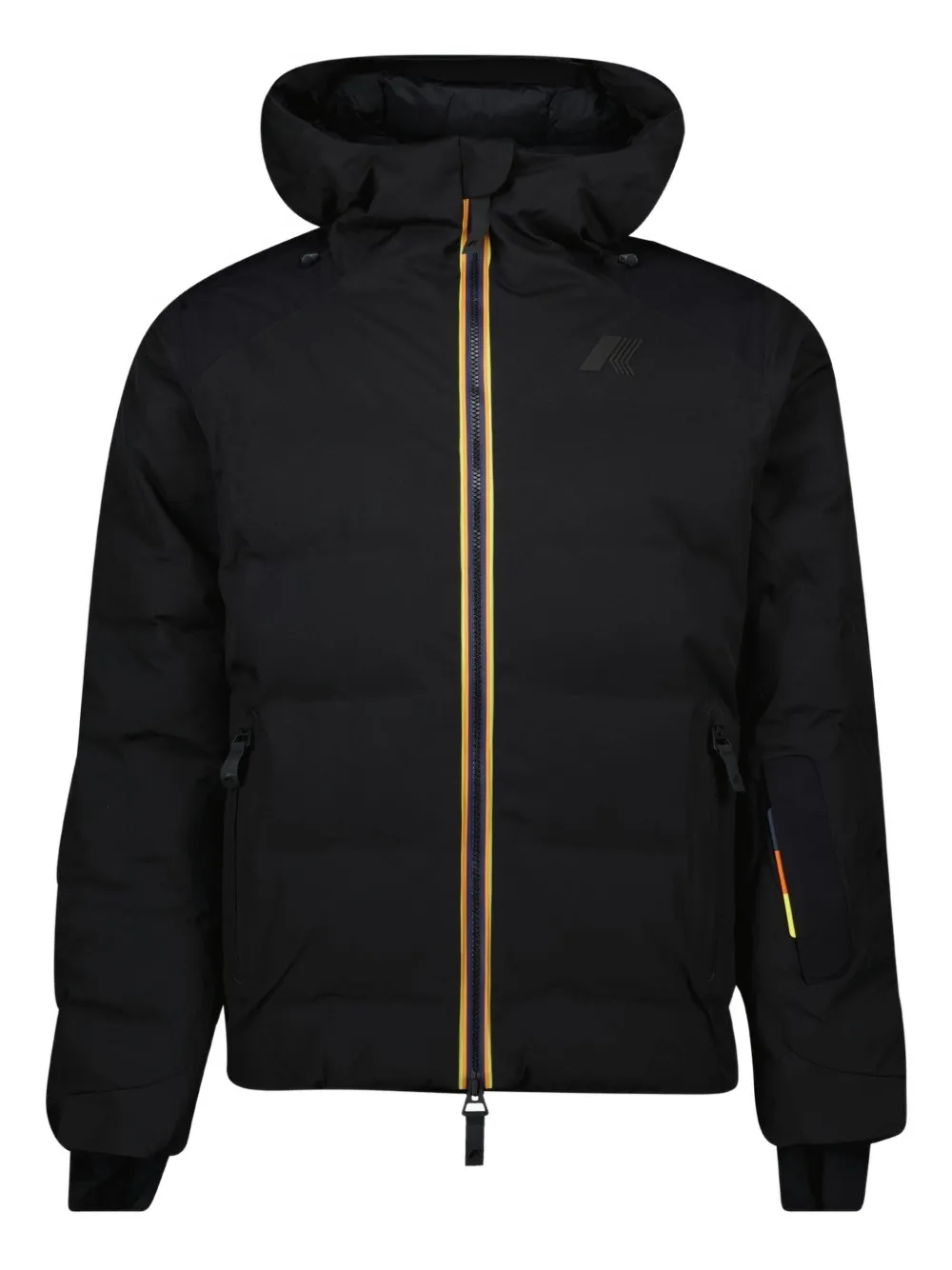 K-Way Meribel ski-jack met capuchon en rits Zwart