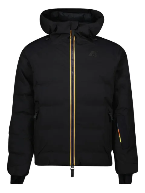 K-Way Meribel hooded zip-front ski jacket
