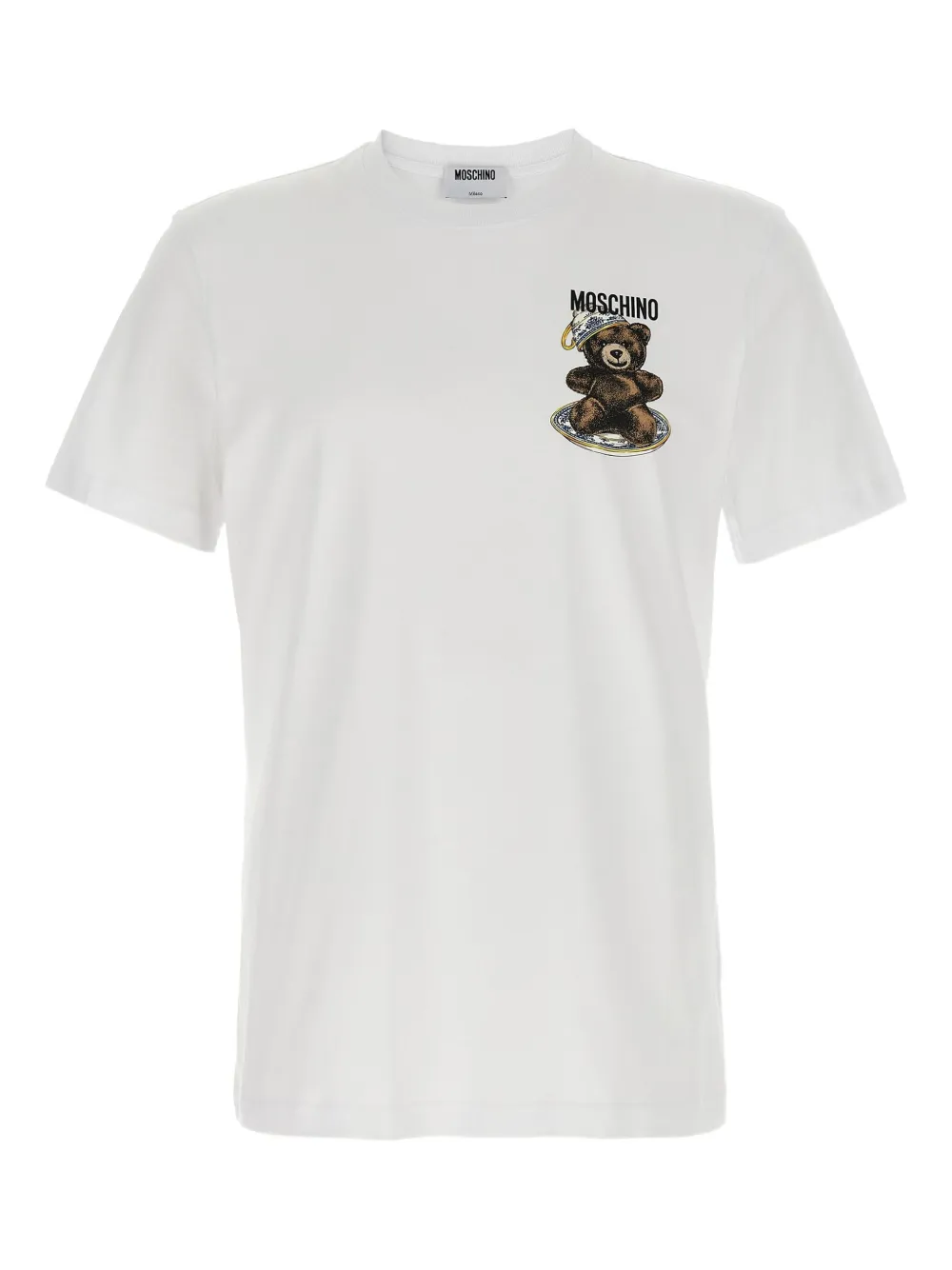 Moschino teddy bear-print crewneck T-shirt Wit
