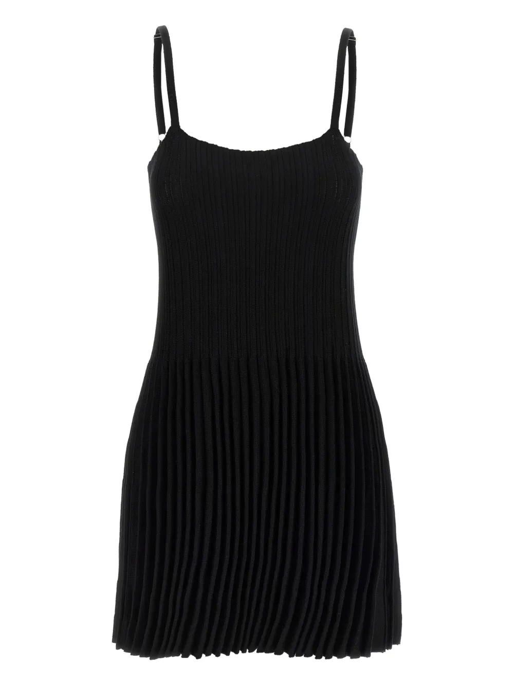 Magda Butrym pleated mini dress - Nero