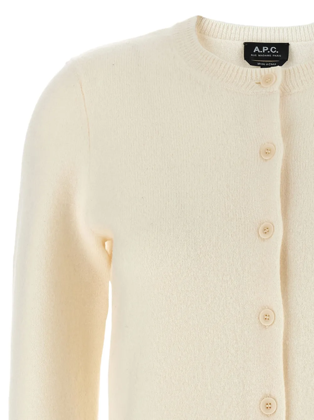 A.P.C. Mila button-up cardigan Wit