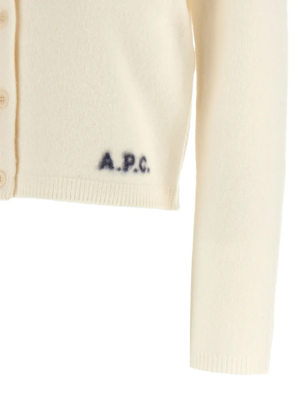 A.P.C. Mila button-up cardigan Wit