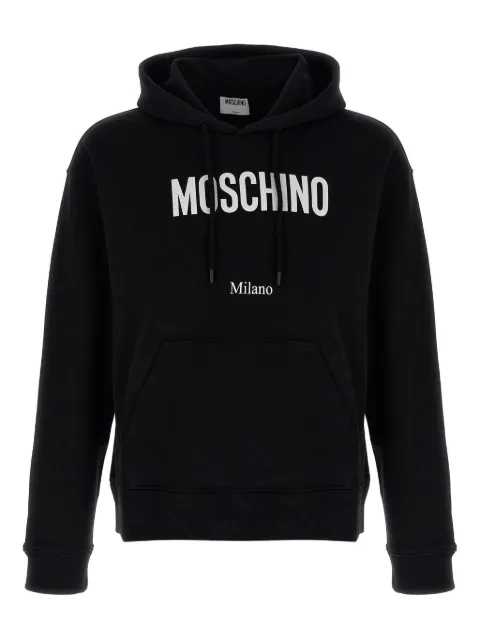 Moschino logo-print hoodie