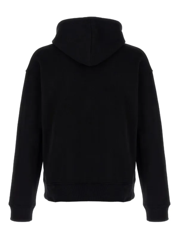 Moschino logo-print Hoodie | Black | FARFETCH GE