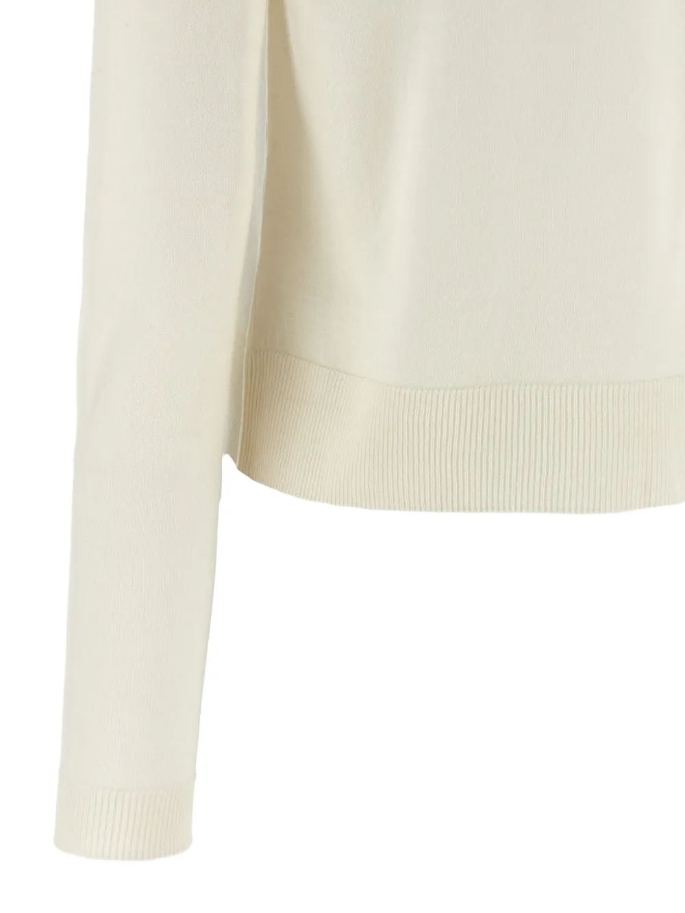 Moschino Teddy trui met ronde hals en intarsia Wit