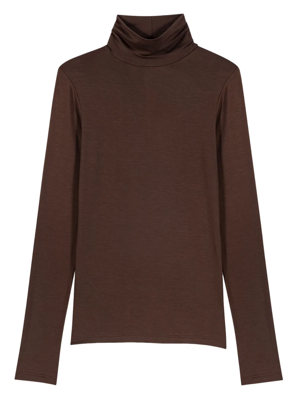 Maje top con cuello vuelto | marrón | Image 1