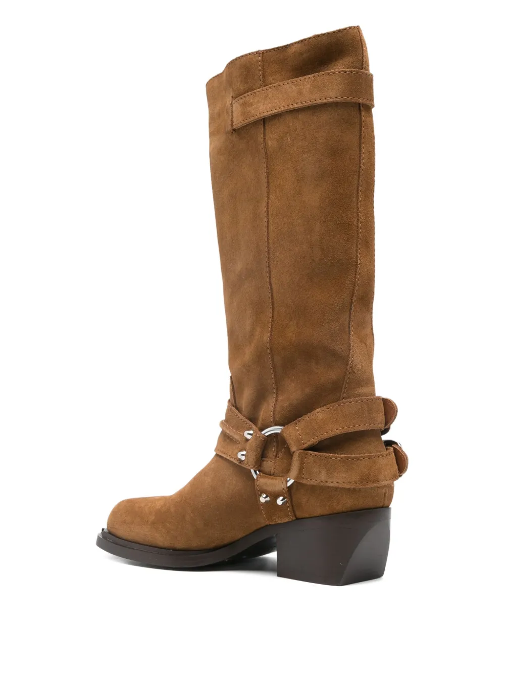 SANDRO Laarzen met gesp Bruin