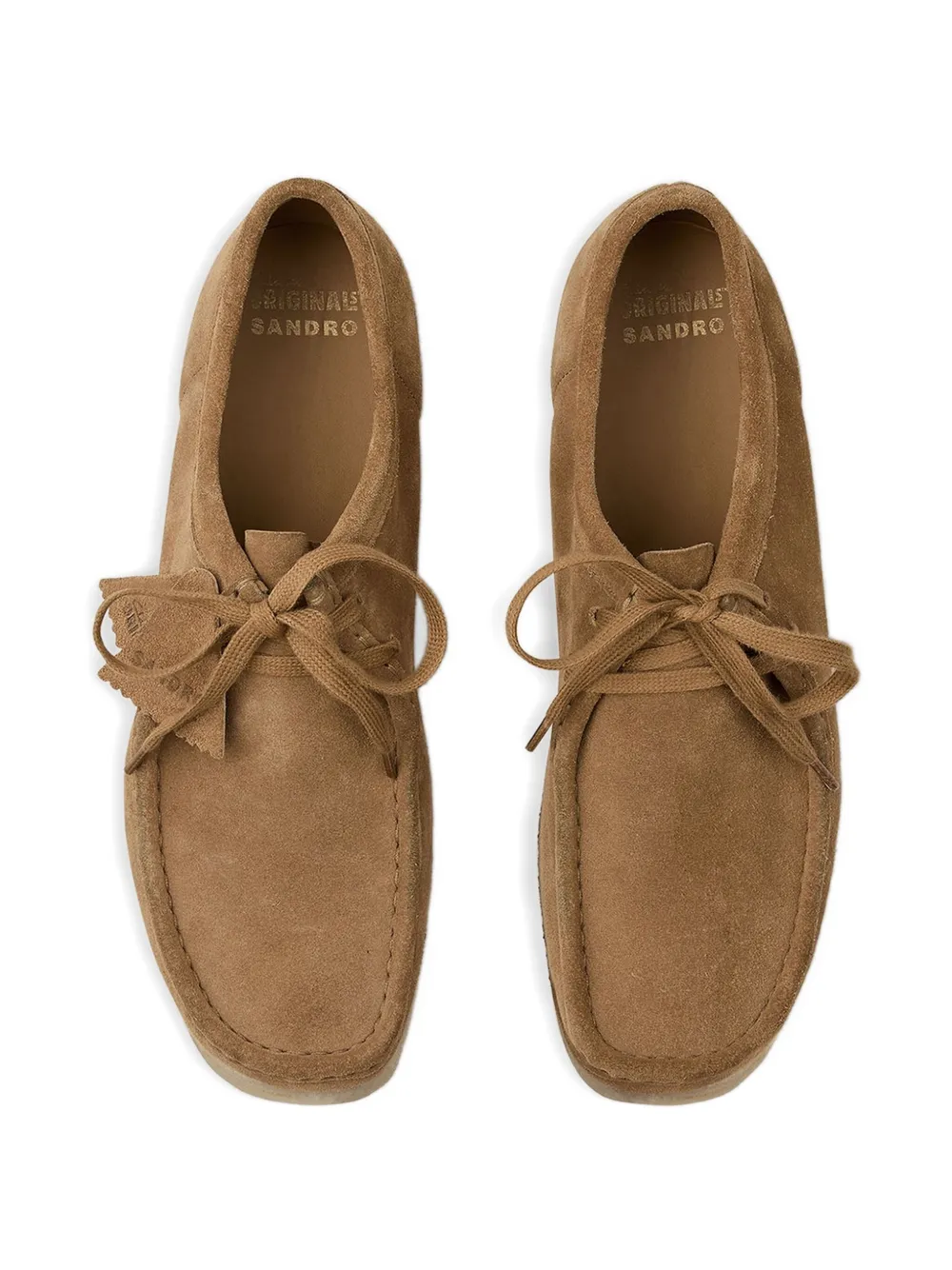 SANDRO x Clarks Originals derby schoenen Beige