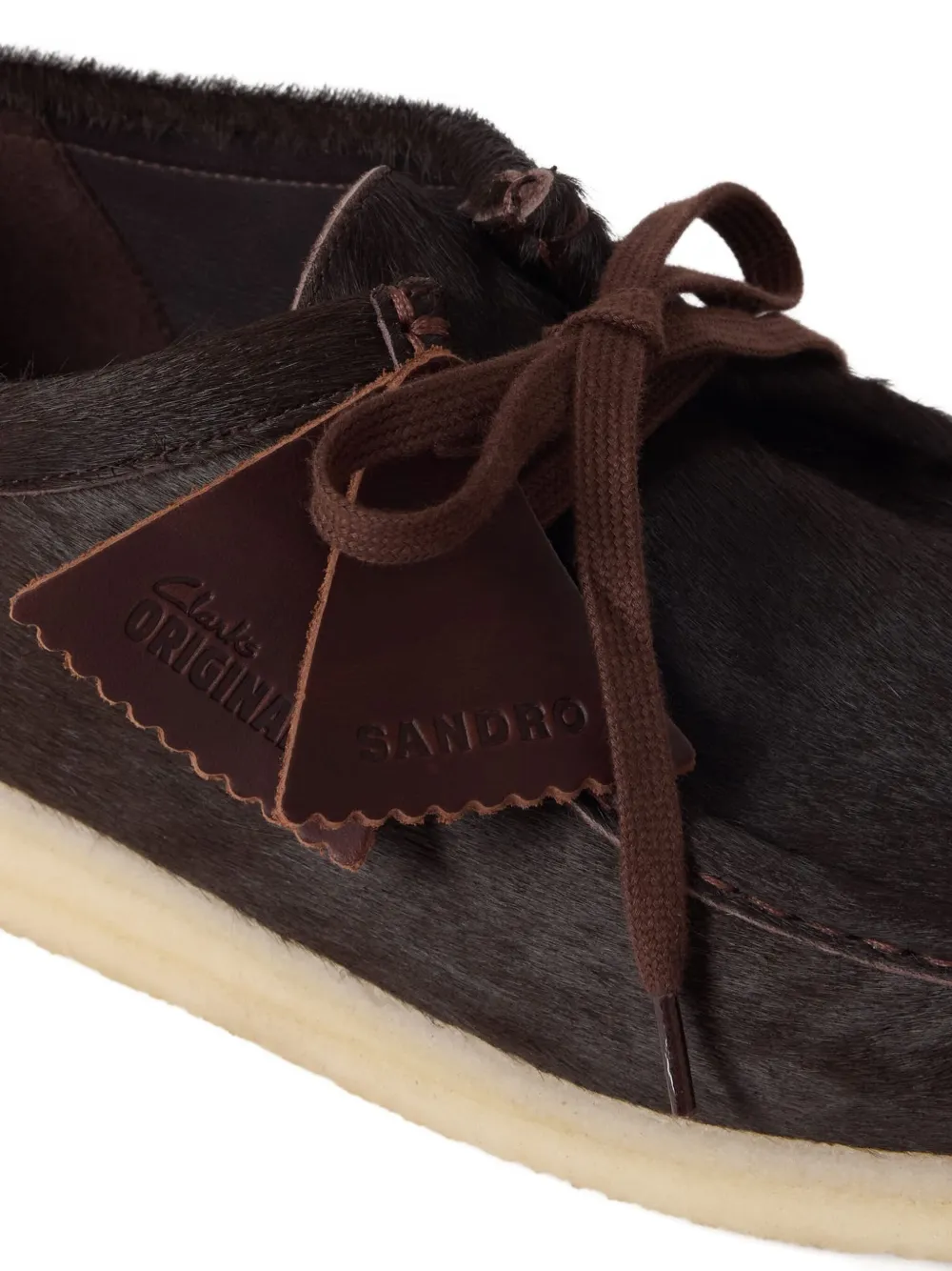 SANDRO x Clarks Originals derby schoenen Bruin