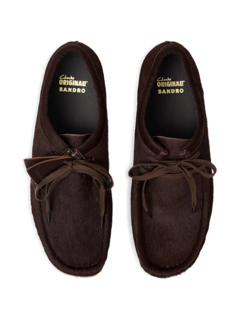SANDRO x Clarks Originals derby schoenen Bruin