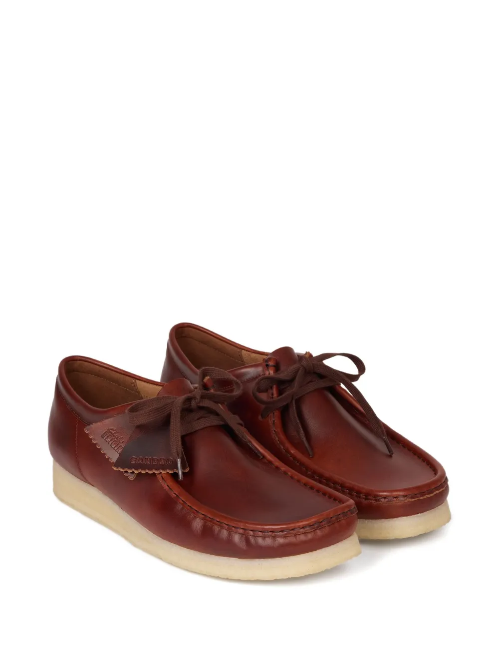 SANDRO x Clarks Originals derby schoenen Bruin