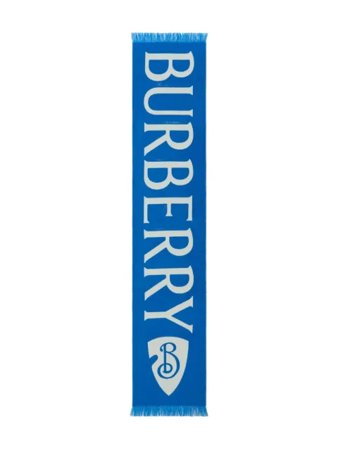 Burberry logo-jacquard scarf