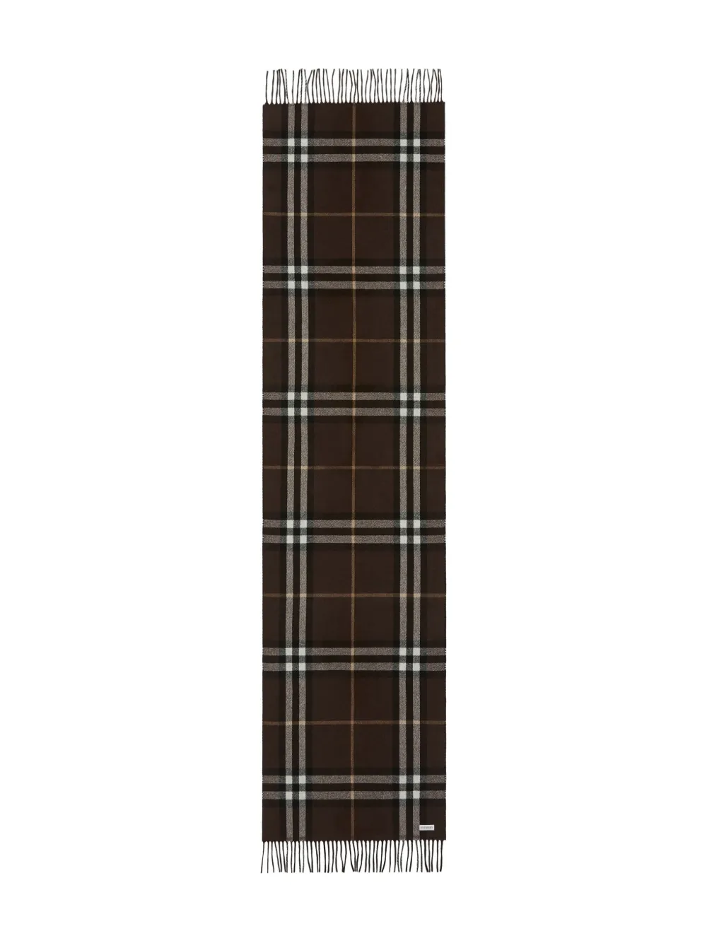 Burberry Geruite sjaal Bruin