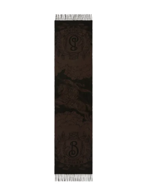 Burberry Equestrian-Knight check scarf