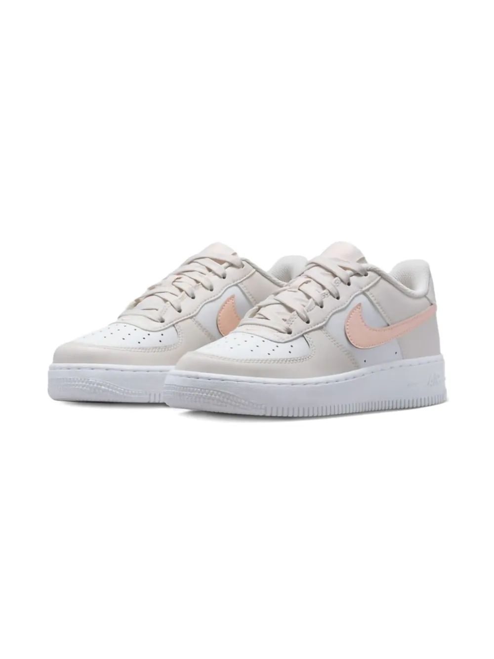 Nike Kids Air Force 1 "Phantom Echo Pink" sneakers White