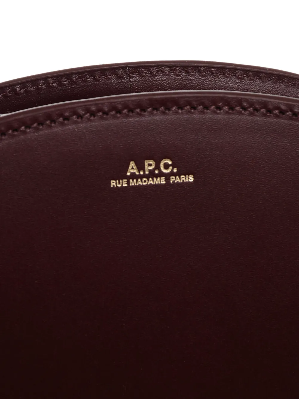 A.P.C. Demi Lune schoudertas Rood