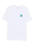 Patagonia logo-embroidered graphic t-shirt - White