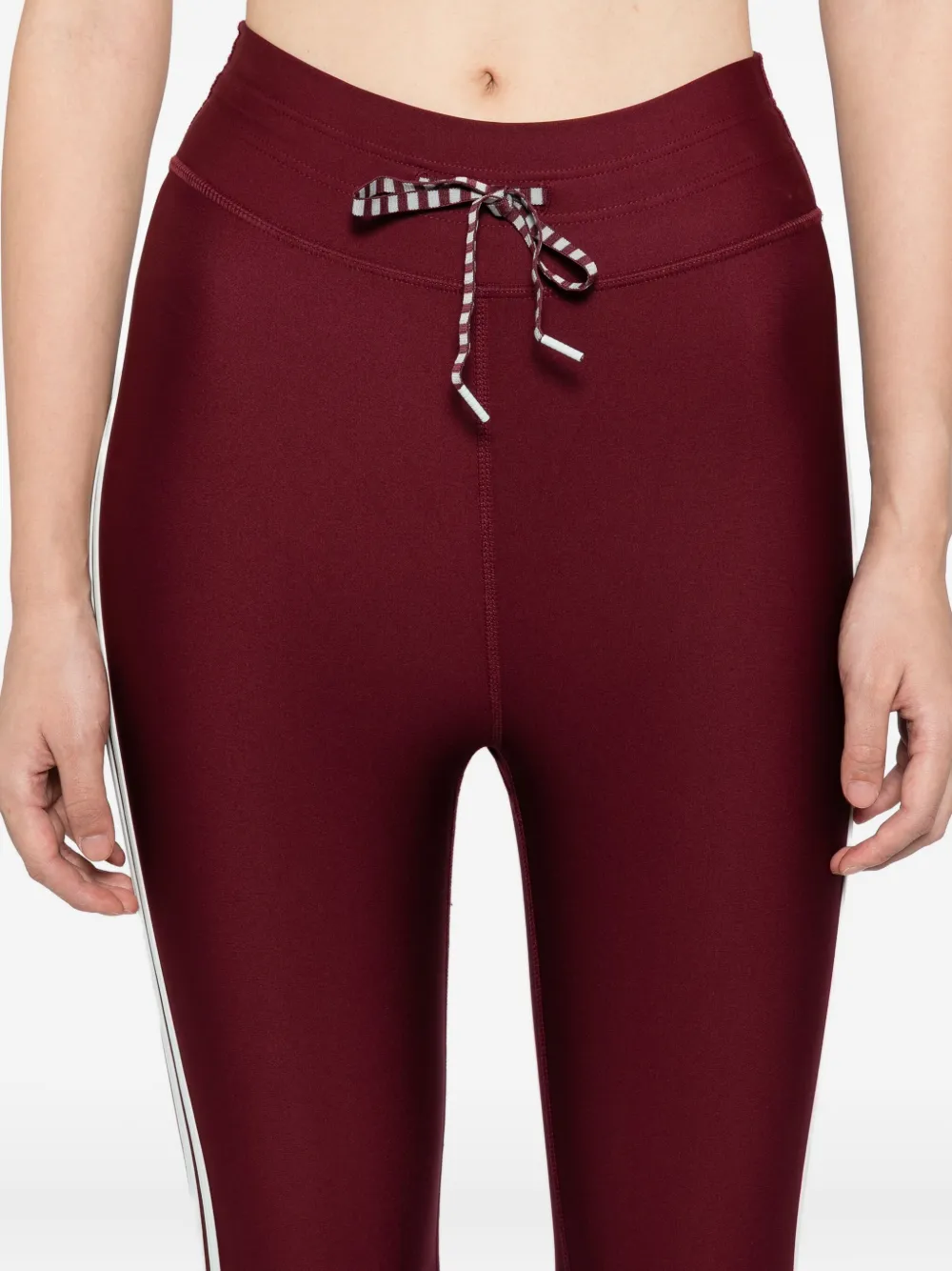 The Upside Oxford 25in Midi Pant In Red