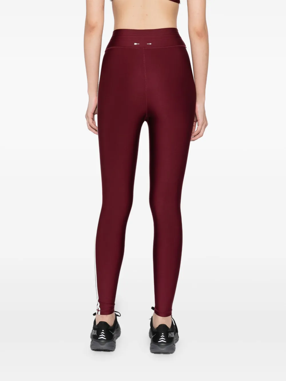 The Upside Oxford 25in Midi Pant In Red