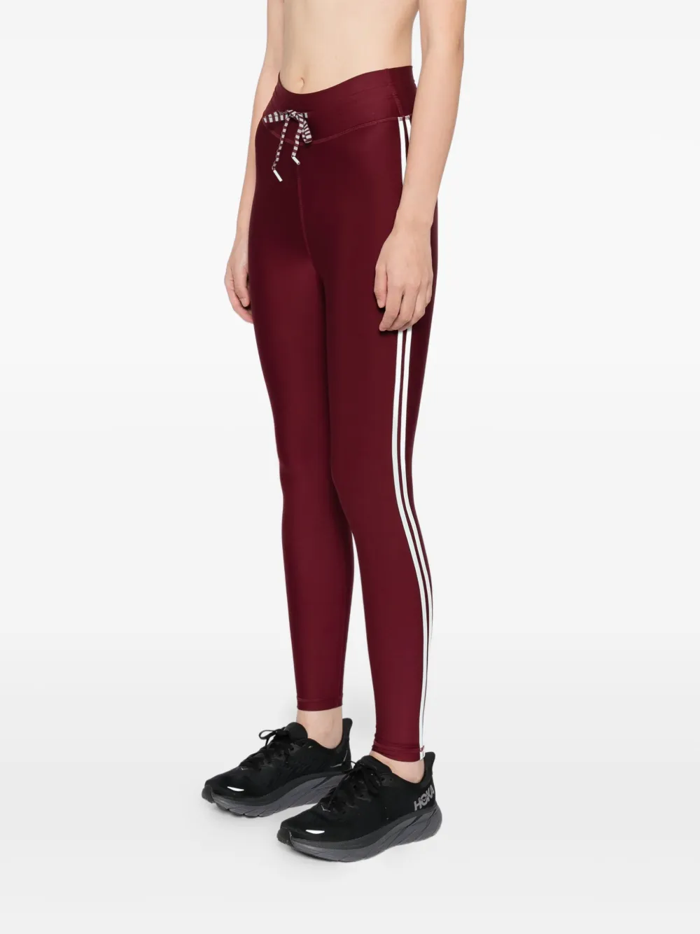 The Upside Oxford 25in Midi Pant In Red