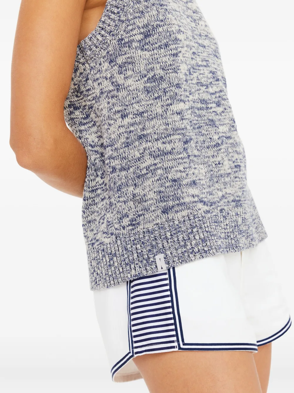 The Upside Armada Koby Knitted Tank Top In Gray