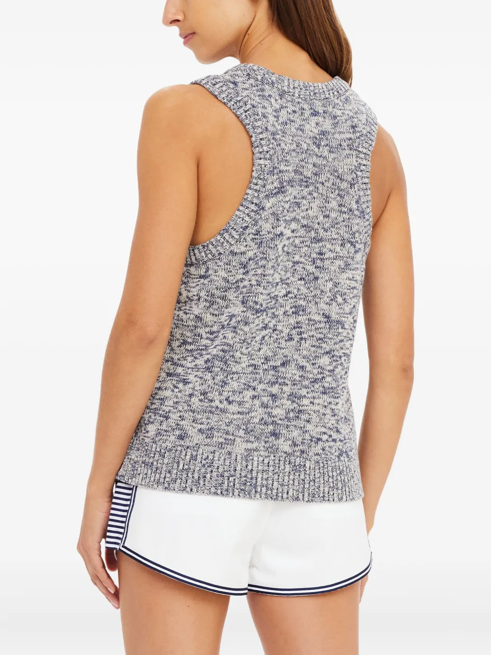 The Upside Armada Koby Knitted Tank Top In Gray