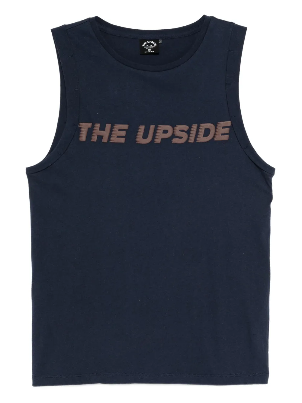 The Upside Jeet katoenen tanktop Blauw