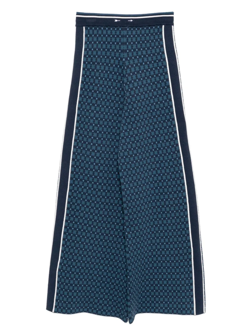 The Upside Broek met print - Blauw