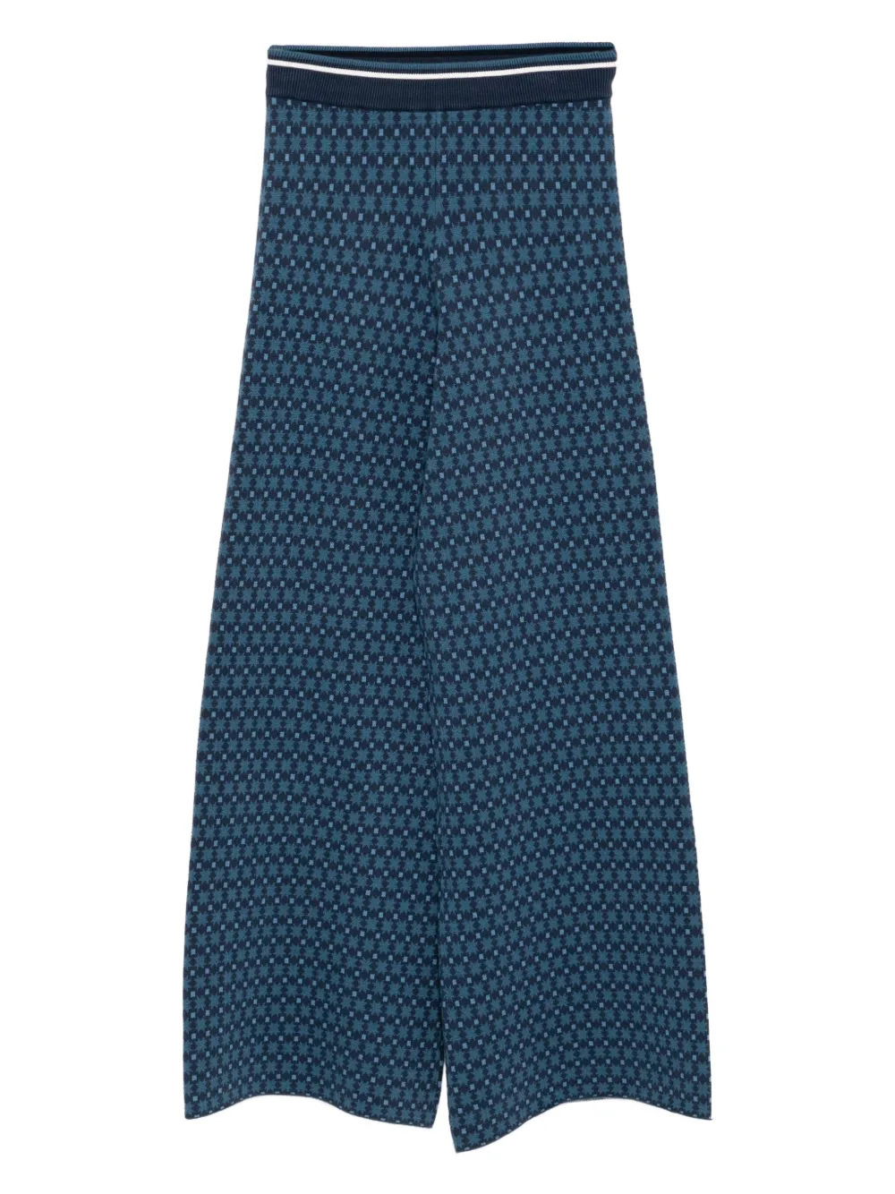 The Upside Printed Trousers In Blue