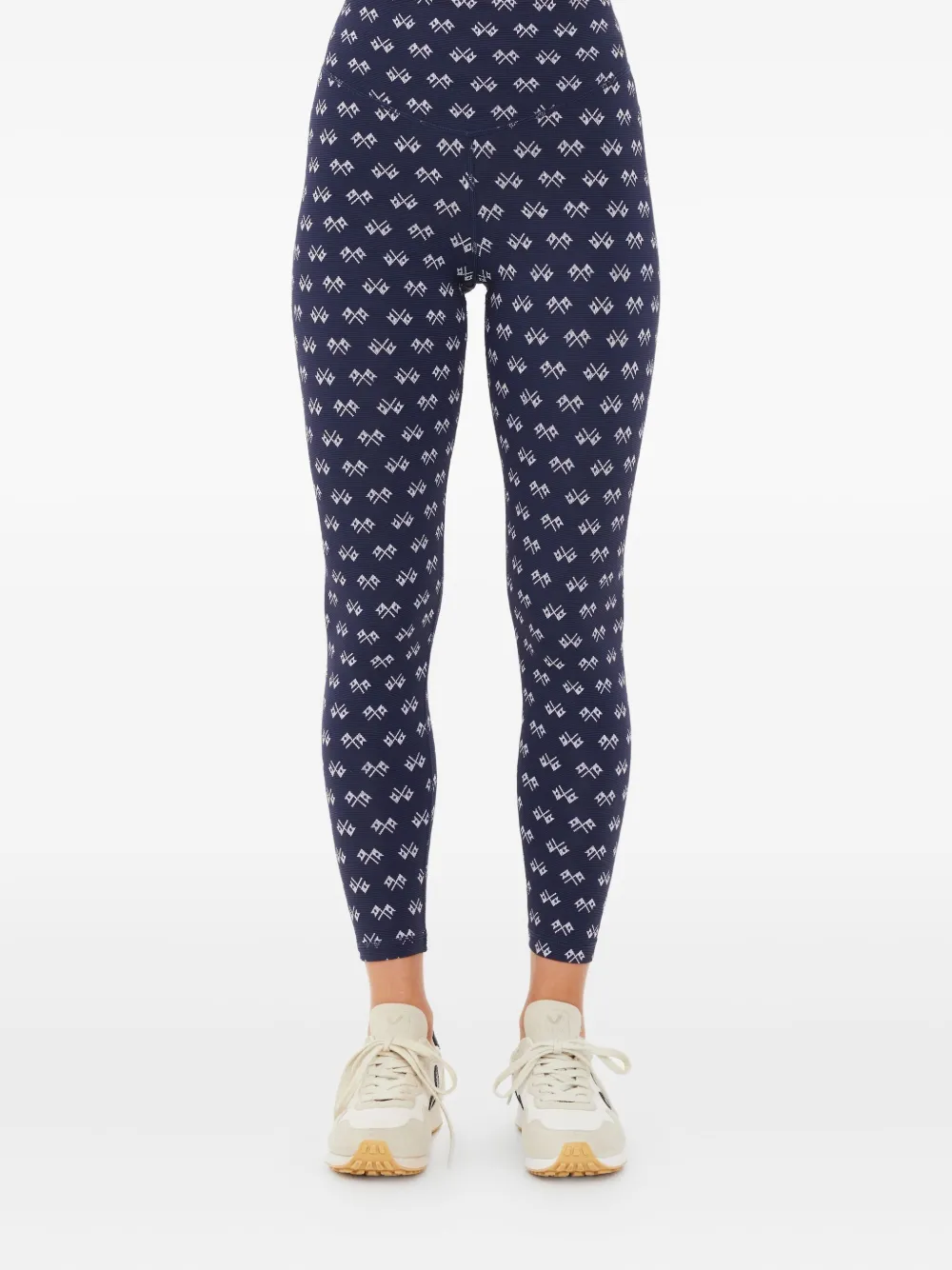 The Upside High-waisted Geometric-print Trousers In Multi
