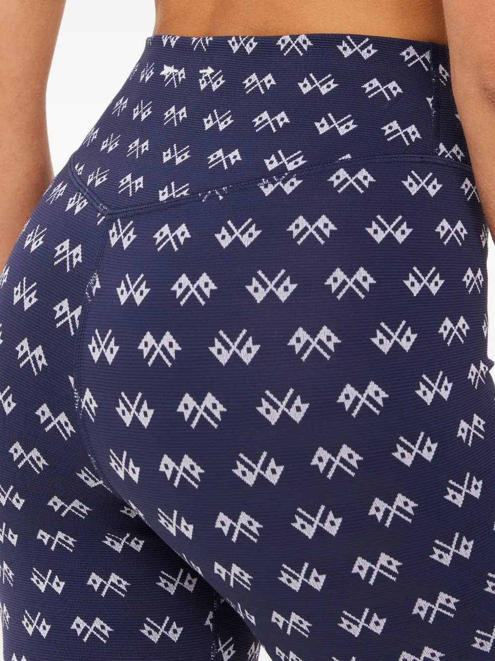 The Upside High-waisted Geometric-print Trousers In Multi