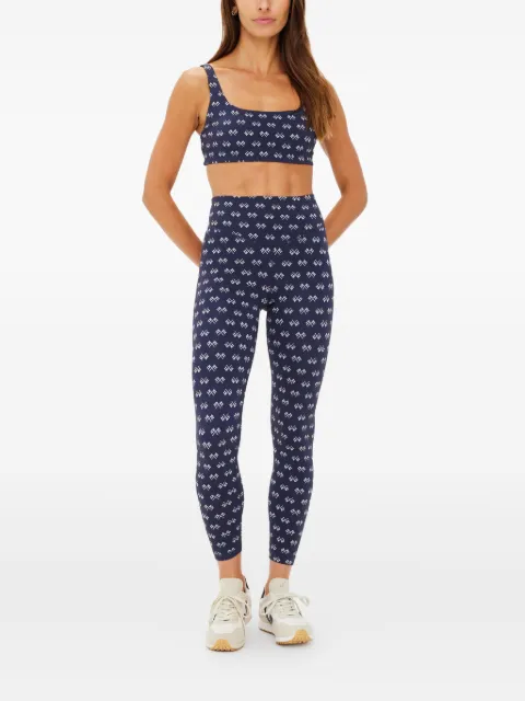 The Upside pantalones con tiro alto y estampado geométrico