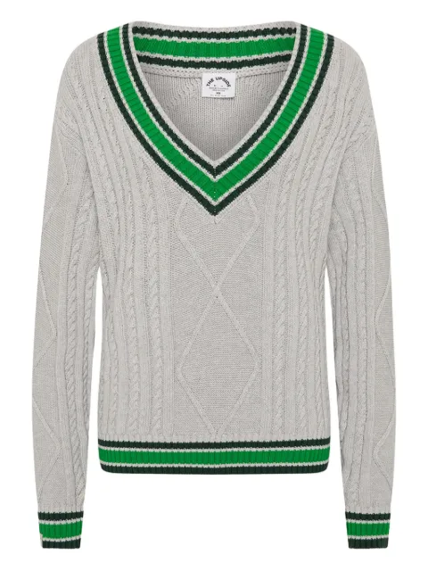 The Upside Josette cable-knit V-neck sweater