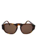 CHANEL Pre-Owned 1990-2000s square-frame sunglasses - Brown