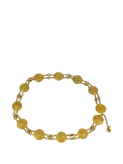 CHANEL Pre-Owned 1985 Medallion Chain belt