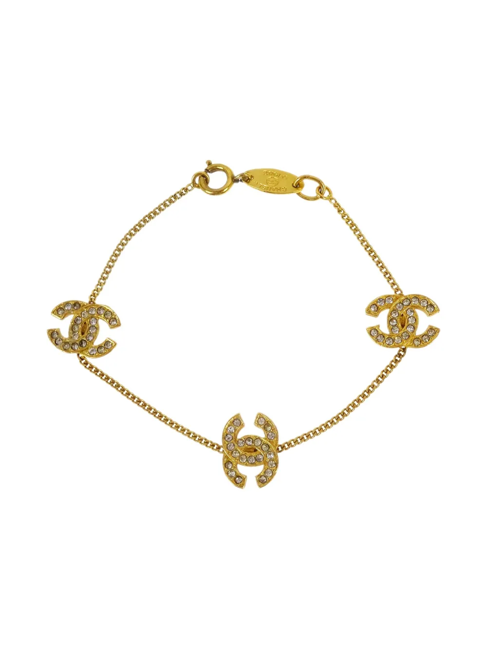CHANEL Pre-Owned 1982 CC Chain bracelet | Gold | Image 1