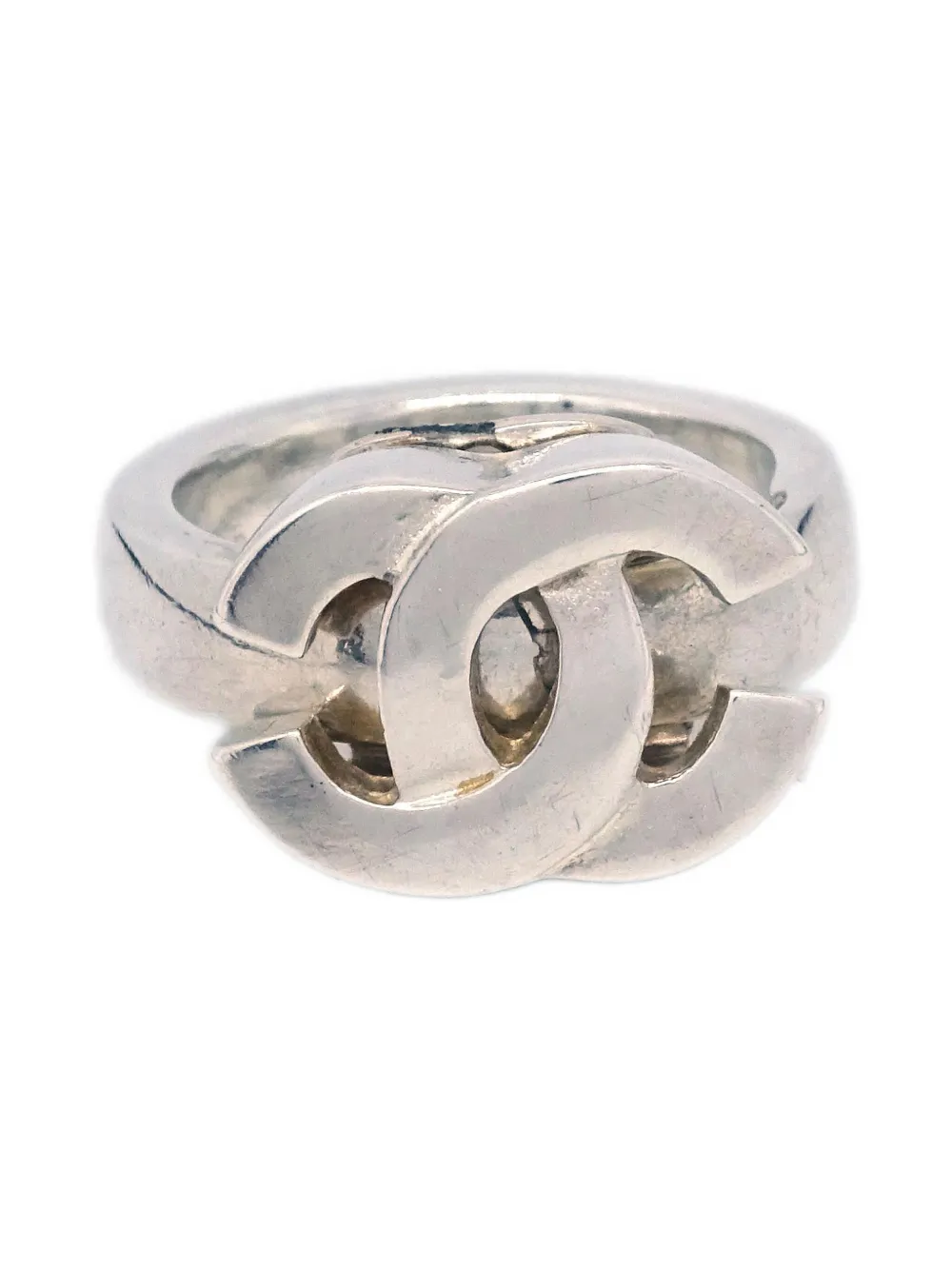 CHANEL Pre-Owned 2001 CC logo ring | plateado | Image 1
