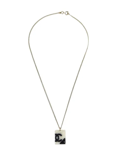 CHANEL Pre-Owned 2005 Cambon Ligne Chain Pendant necklace