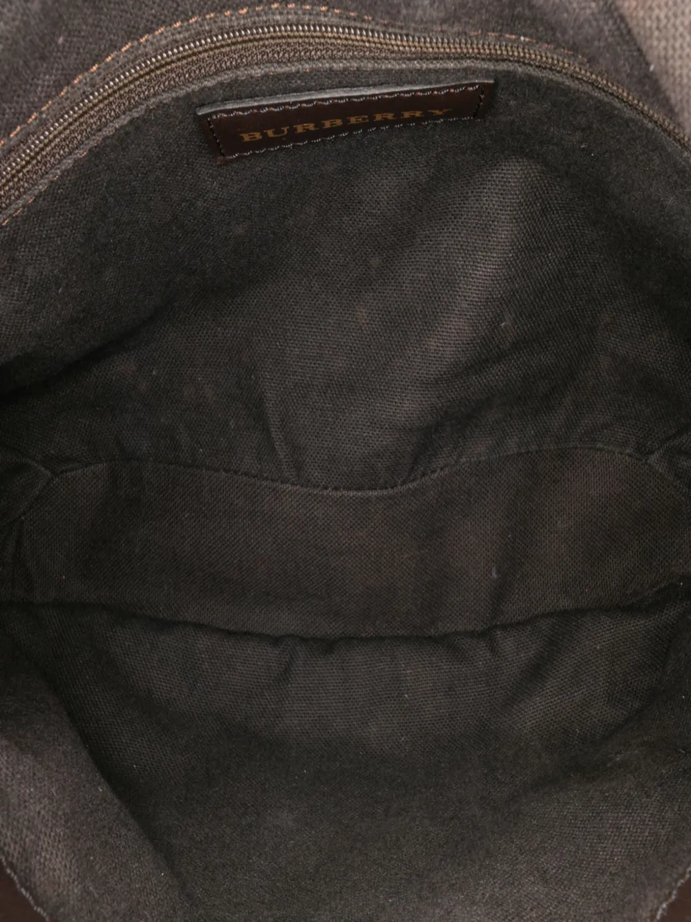 Pre-owned Burberry 2000-2017 Haymarket Check Coated Canvas Satchel