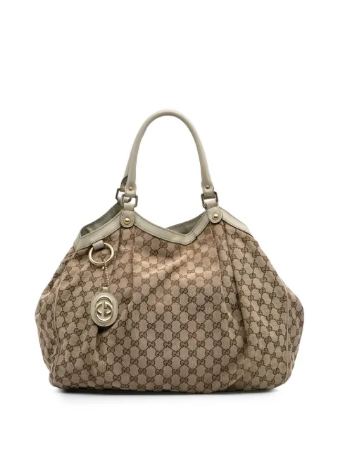 Gucci Pre-Owned 2016-2025 Large GG Canvas Sukey tote bag