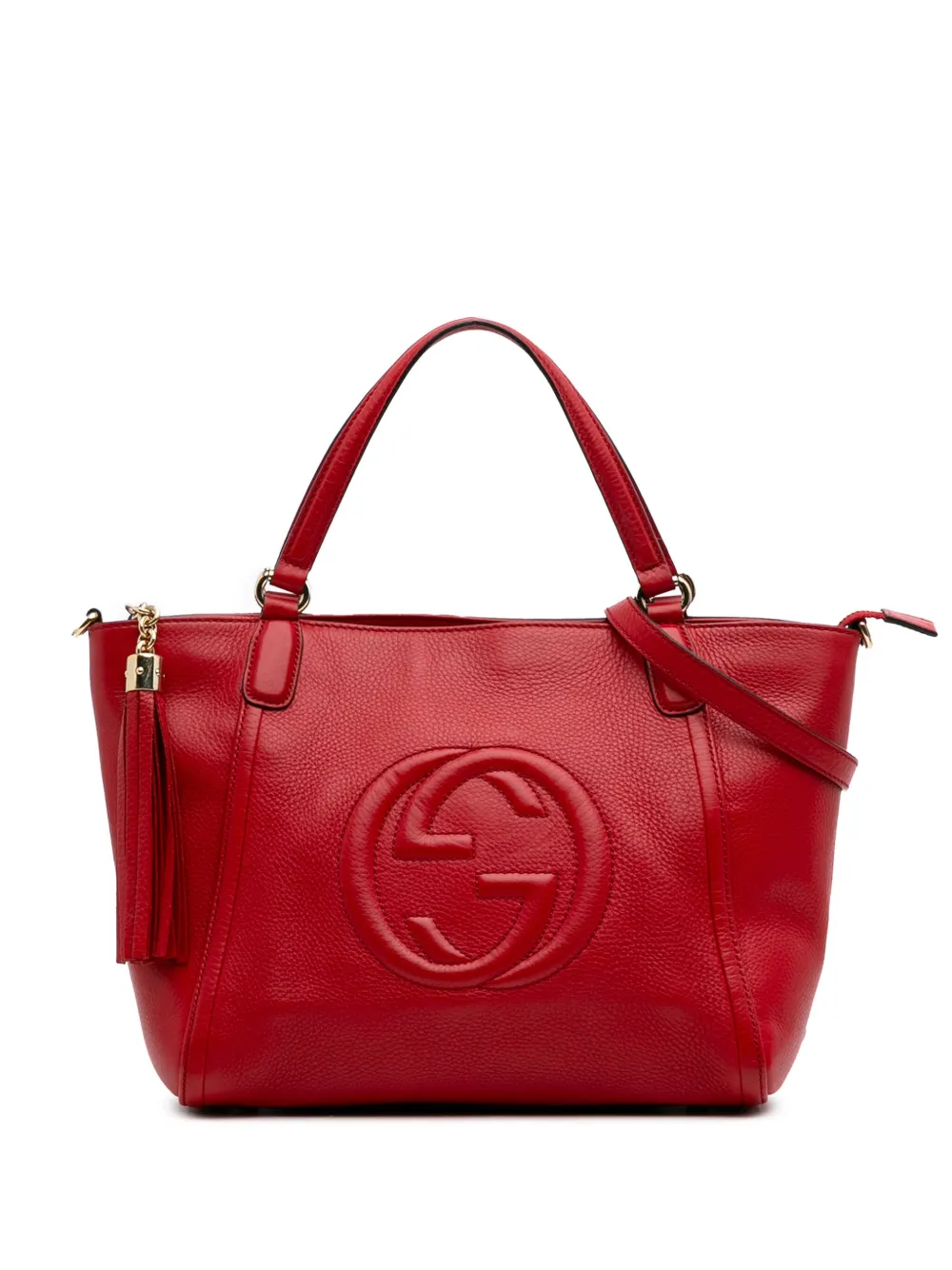 Pre-owned Gucci 2016-2025 Small Leather Soho Cellarius Satchel