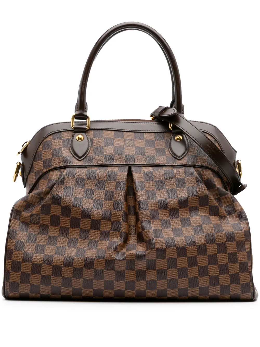 Louis Vuitton Pre-Owned 2010 Damier Ebene Trevi GM satchel | Brown | Image 1
