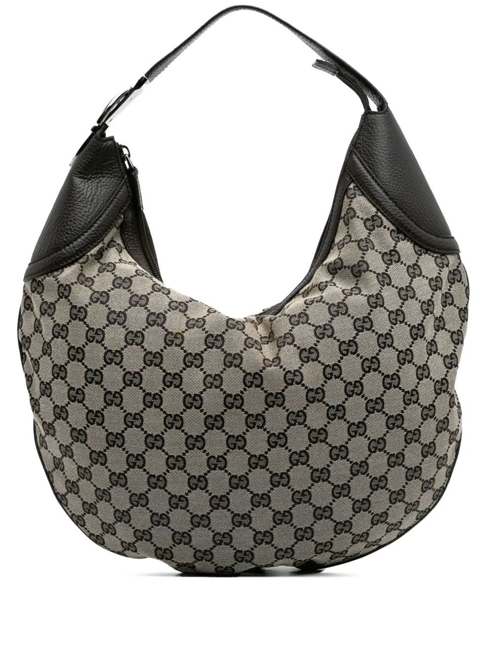 Gucci Pre-Owned 2000-2015 GG Canvas hobo bag | Grey | Image 1