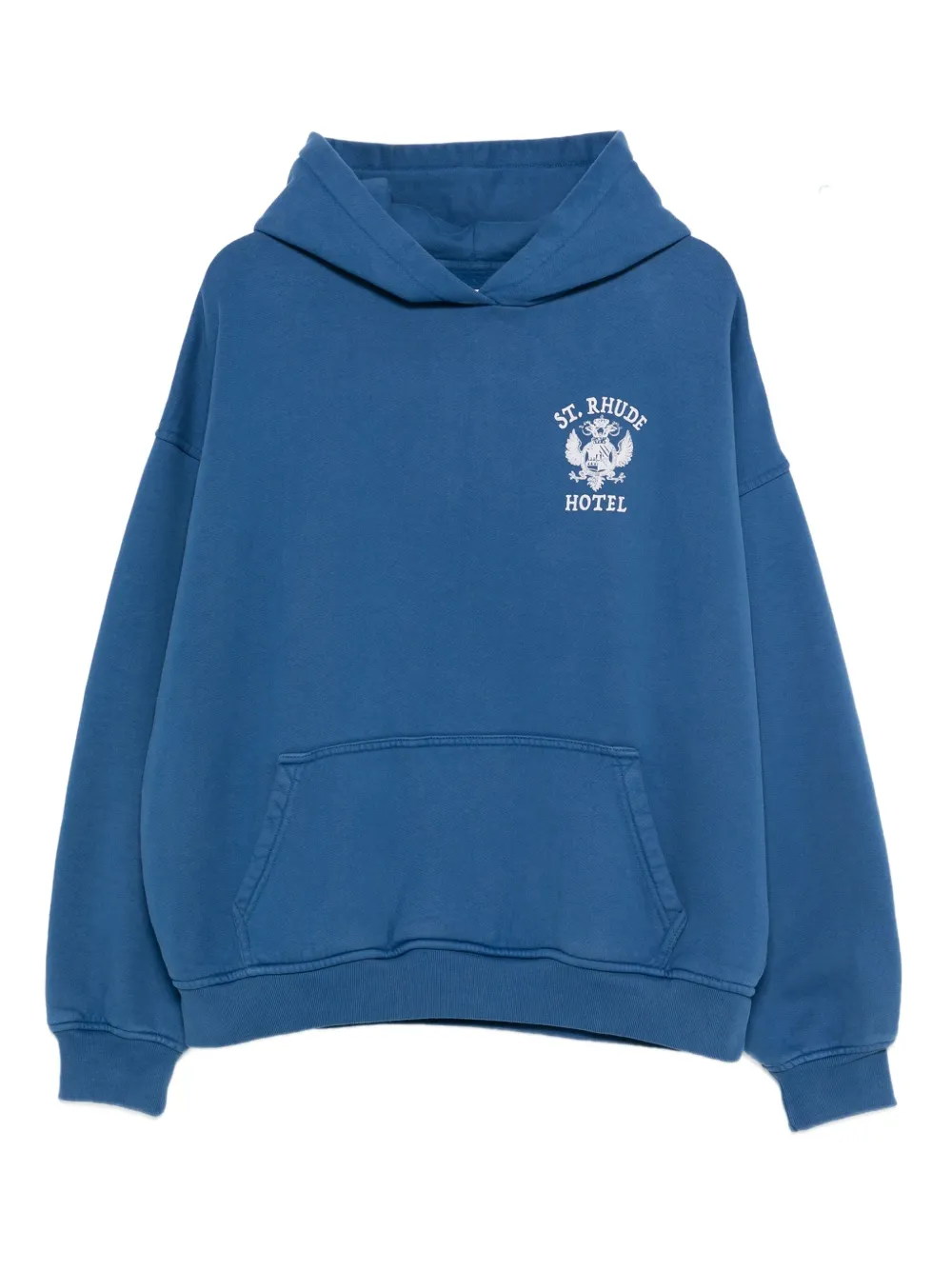 RHUDE graphic-print hoodie | Blue | Image 1
