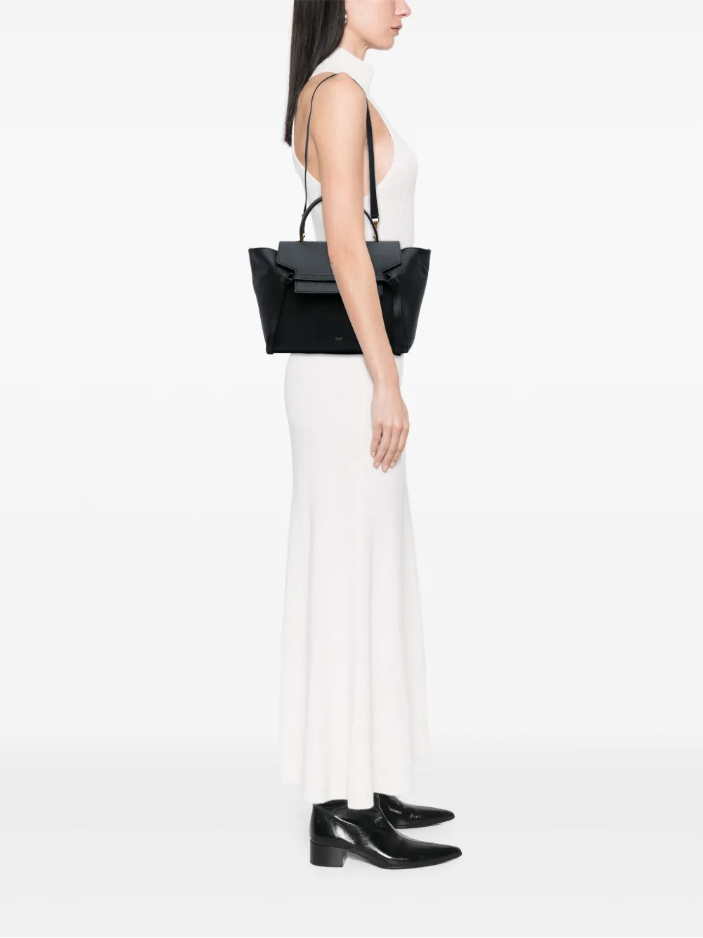 Céline Pre-Owned 2012-2018 Mini Grained Calfskin Belt satchel | Pre-Owned | Image 2