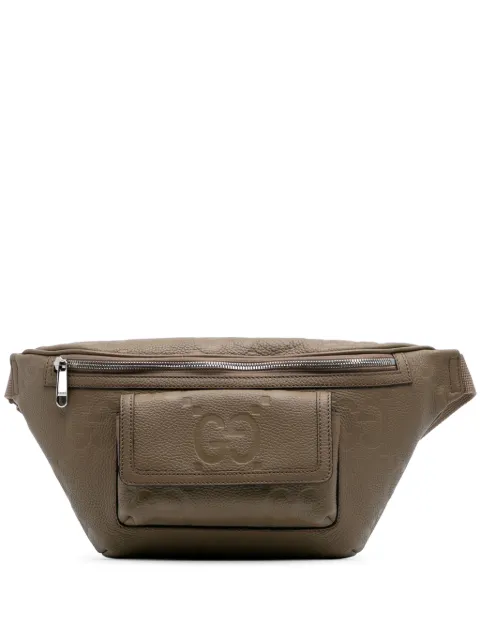 Gucci Pre-Owned 2016-2025 Jumbo GG Embossed Pocket belt bag
